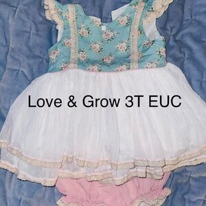 Love & Grow Floral Kids Matching Set